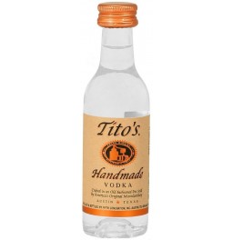 Водка "Tito's" Handmade Vodka, 50 мл