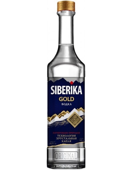 Водка "Siberika" Gold, 0.5 л