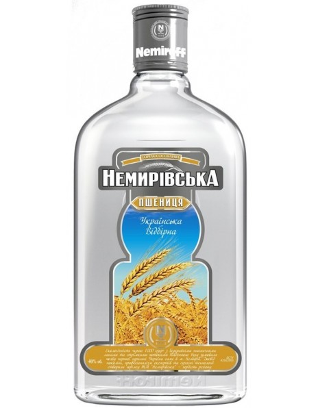 Водка Немировская "Пшеница украинская отборная", фляга, 250 мл
