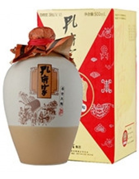 Водка Konfujia, White Jar, gift box, 0.5 л