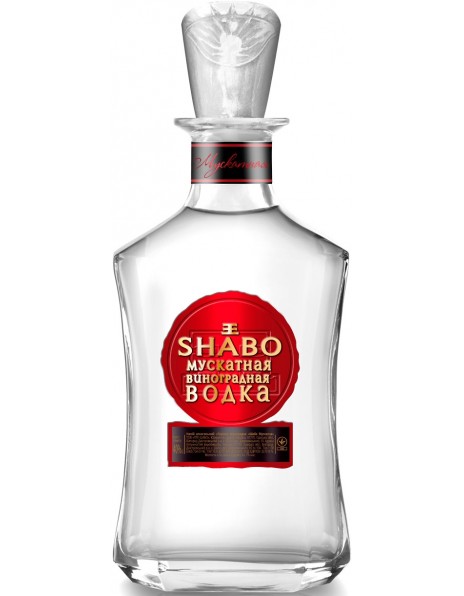 Водка "Shabo" Muskatnaya, grape vodka, 0.5 л